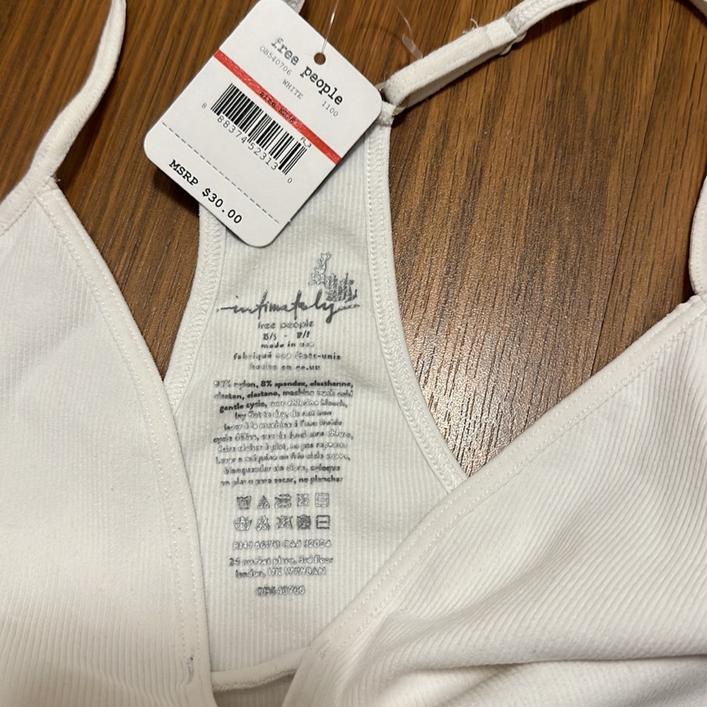 Free People White Intimately bodysuit - Picture 2 of 10